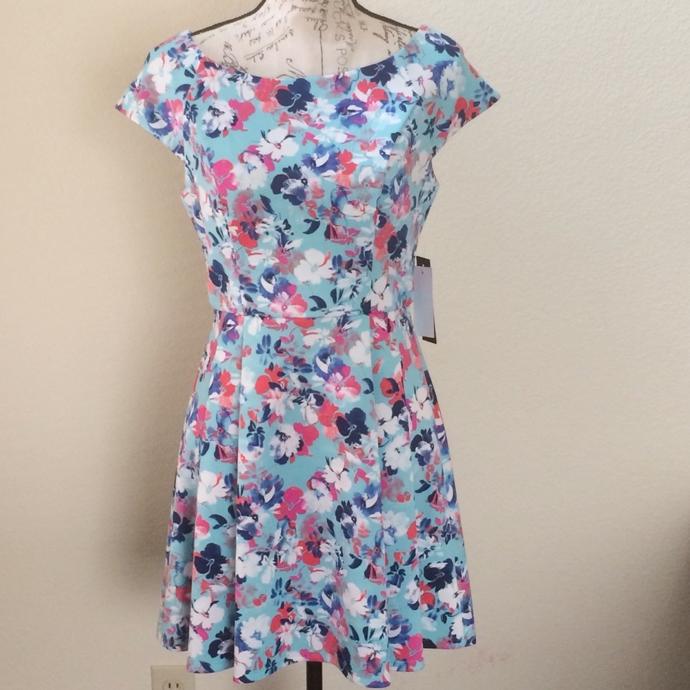 As U Wish Floral Print Dress